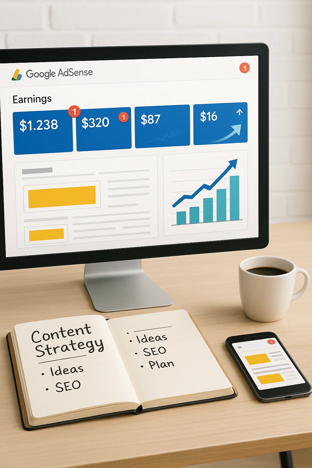 Make money online with Google AdSense